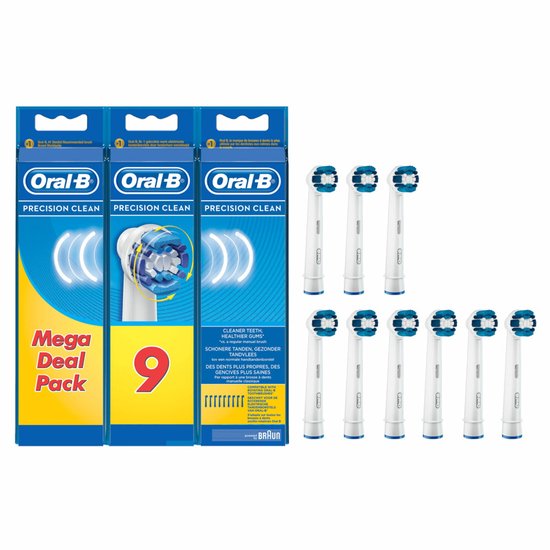 Oral-B Precison Clean EB 20 opzetborstel (6+3 stuks)