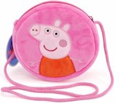 Peppa Pig Tas 16 cm - Roze Pluche