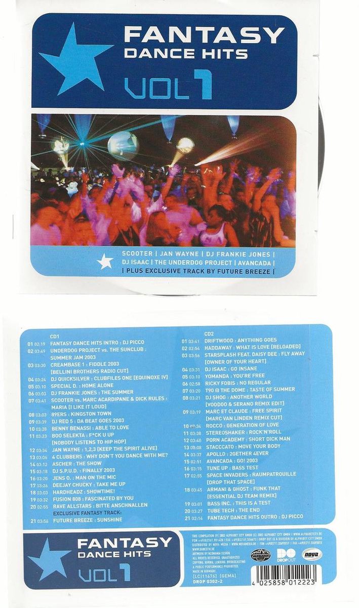 Fantasy Dance Hits, Vol. 1