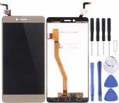 Lcd-scherm en Digitizer Full Assembly voor Lenovo K6 Note (goud)