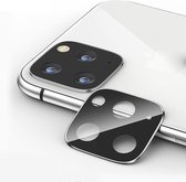 Titanium legering cameralensbeschermer gehard glasfilm voor iPhone 11 Pro / 11 Pro Max (zilver)