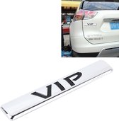 Auto VIP Sticker VIP-label Auto Stickers 3D Metalen Mode VIP-logo Auto Stickers, Afmetingen: 9.5 * 1.5cm (zilver)