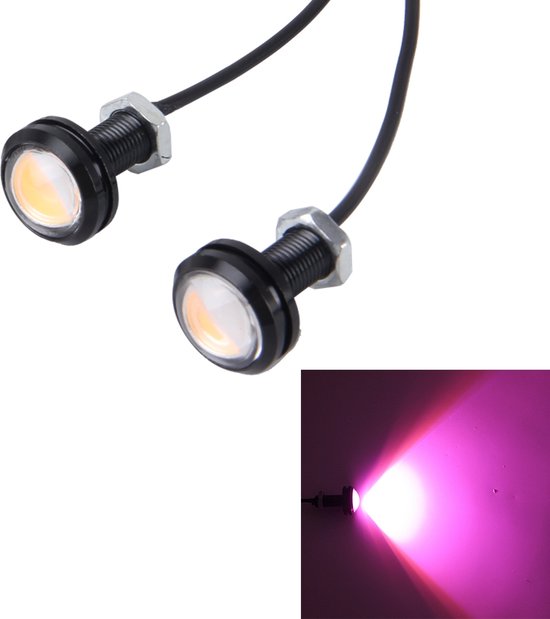 2 stuks duivels ogen licht voor auto's, USB auto duivels oog demon boze ogen koplamp, flexibel LED-display, mini-projector lens licht bestuurd door mobiele telefoon voor elke auto, winkel, feest, bar