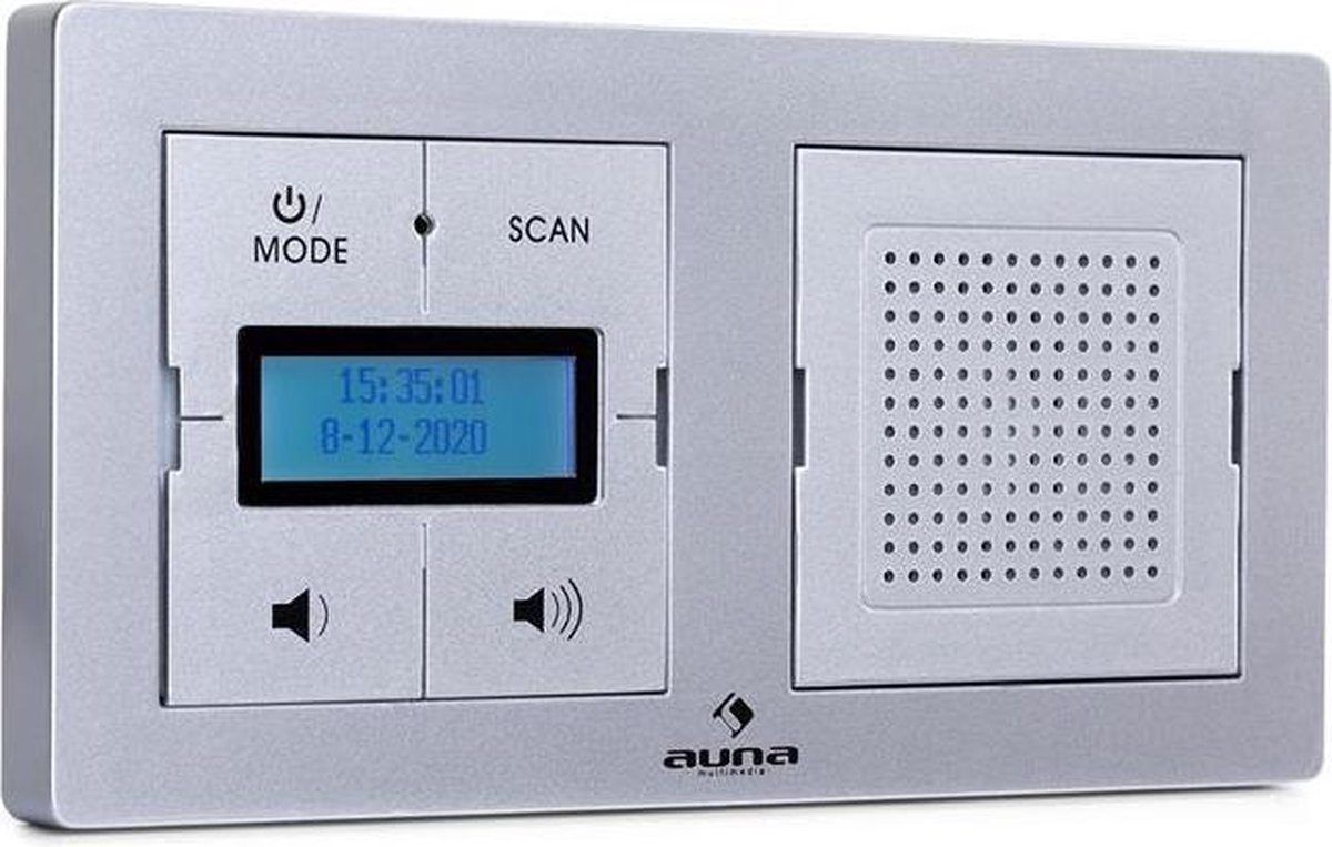auna DigiPlug UP inbouwradio - DAB+/FM tuner - Bluetooth - LC-display -  Verticale en... | bol.com