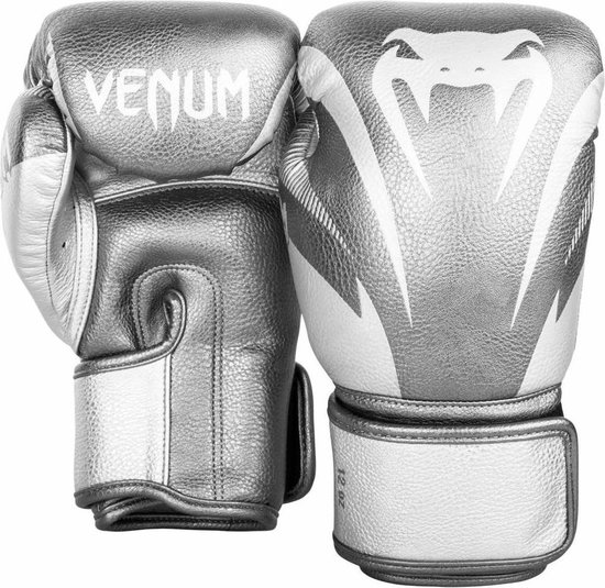 Venum Fight Handschoenen Bokshandschoenen Impact Zilver 16 OZ