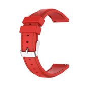 Voor Samsung Galaxy Watch 3 45mm / Gear S3 22mm siliconen vervangende band horlogeband (rood)
