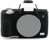 Richwell Silicone Armor Skin Case Body Cover Protector voor Canon EOS M50 Body digitale camera (zwart)