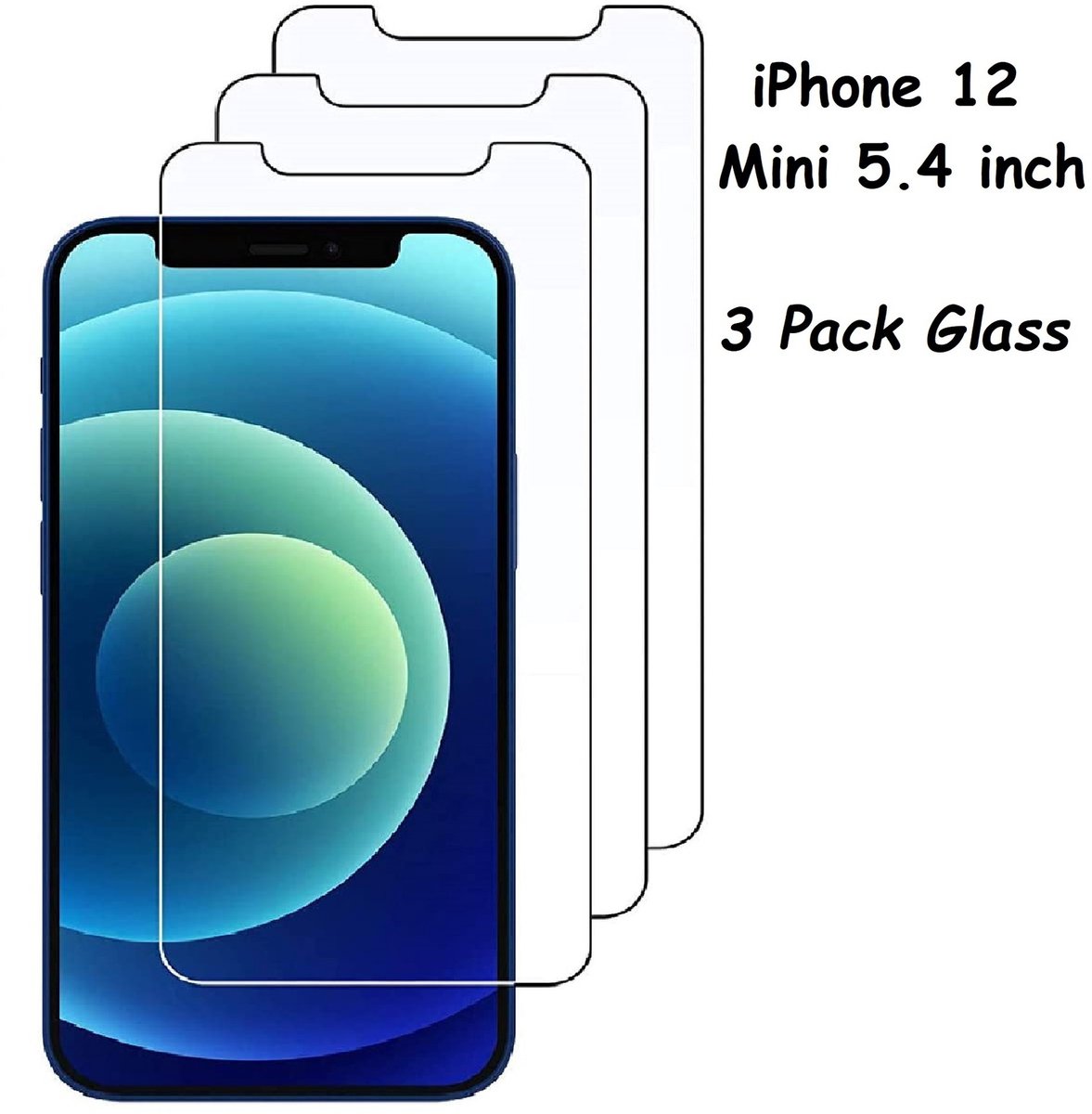 BixB iPhone 12 Mini Hoesje - Glitter Backcover TPU case - Goud