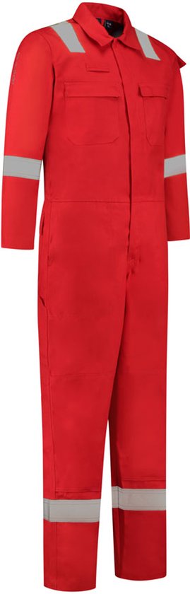 Dapro Roughneck Multinorm Overall - Maat 50 - Rood - Vlamvertragend , antistatisch , vlamboog en lasnorm