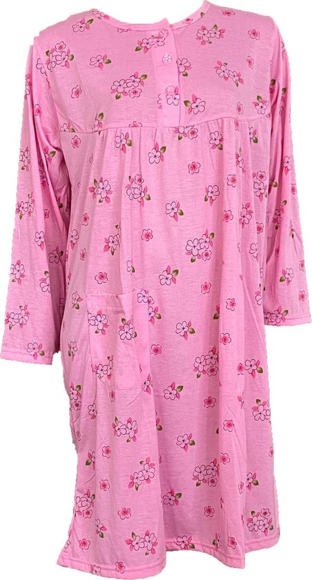 Pyjama Gebloemd Dames - Roze - XXXL