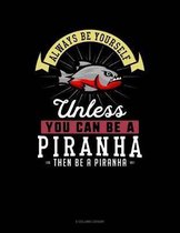 Always Be Yourself Unless You Can Be a Piranha Then Be a Piranha