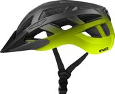R2 - Lumen Fietshelm - Zwart/Geel - Maat M (55 - 58cm)