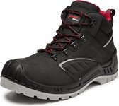 Gevavi Safety - GS44 Hoge Werkschoenen - Veiligheidsschoenen - S3 - Zwart - Maat 47