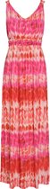 Cassis - Female - Lange jurk met tie & dye print  - Roze