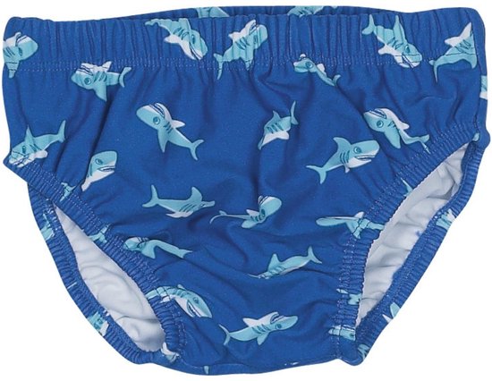 Playshoes UV herbruikbare Zwemluier Kinderen Shark - Blauw - Maat 86/92