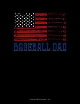 Baseball Dad American Flag: Storyboard Notebook 1.85