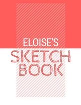 Eloise's Sketchbook: Personalized red sketchbook with name