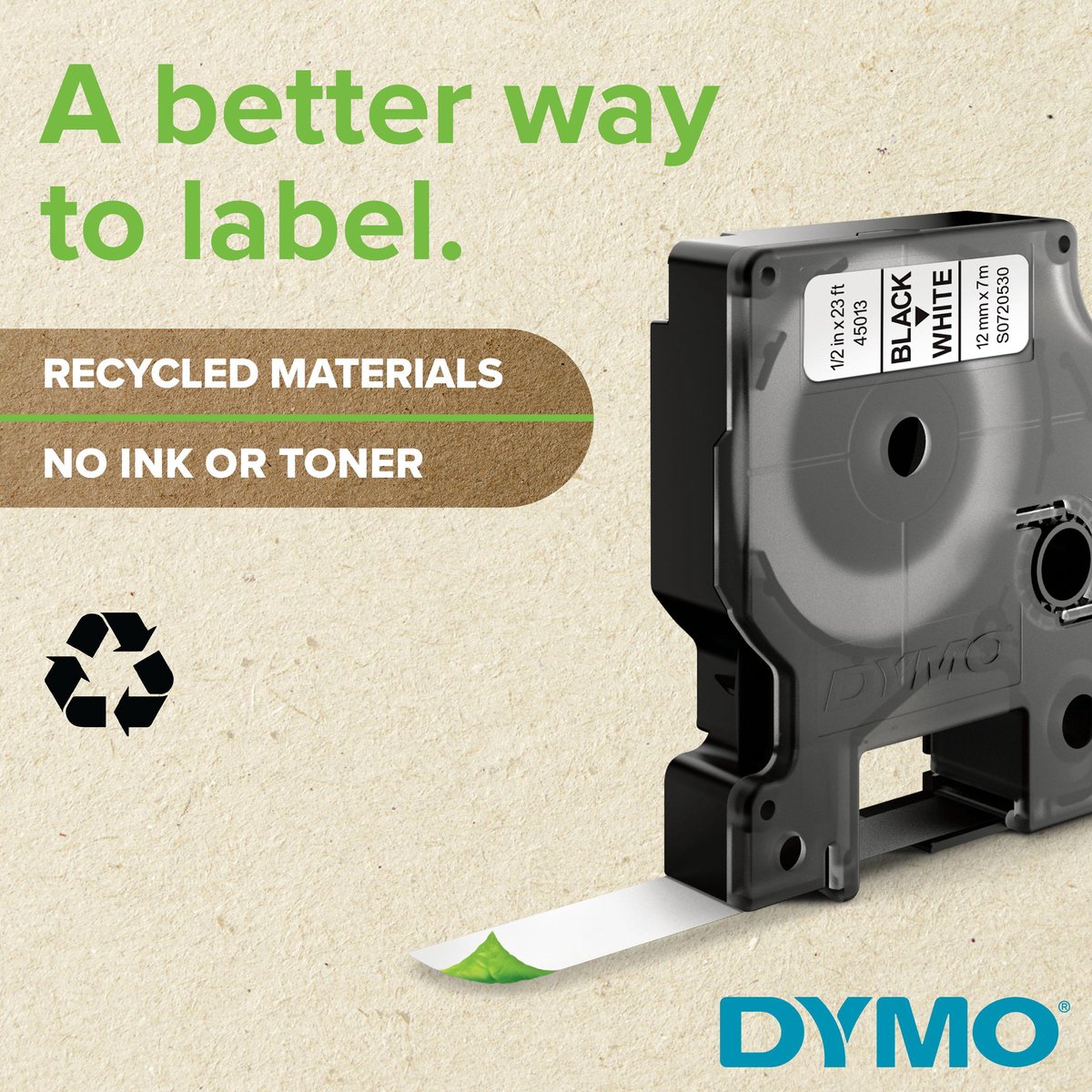 DYMO LabelManager 210D-labelprinterkit | Draagbare labelmaker met QWERTY-toetsenbord | met zwart-witte D1-labels van 12 mm en een draagkoffer thumbnail 7