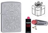 Geschenkset Zippo- ZIPPO met ZIPPO BENZINE en Vuursteentjes-uniek cadeau