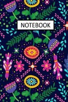 Notebook: Vibrant Purple Flowers