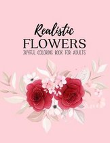 Realistic Flowers Coloring Book