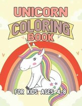 Unicorn Coloring Book for Kids Ages 4-8