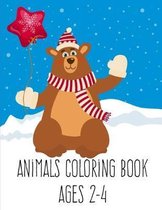 Animals Coloring Book Ages 2-4