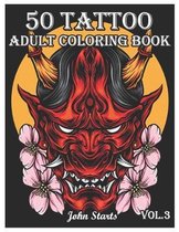 50 Tattoo Adult Coloring Book