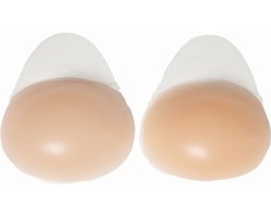 Plak bh - Plack bh Push up - Zefklevende bh - plak bh cup E - Beige - MAGIC Bodyfashion Lift It's Latte Dames - Strapless bh - bh accessoires - bh voor open rug - BH zonder achterkant