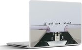 Laptop sticker - 11.6 inch - Typemachine - Retro - Quotes - 30x21cm - Laptopstickers - Laptop skin - Cover