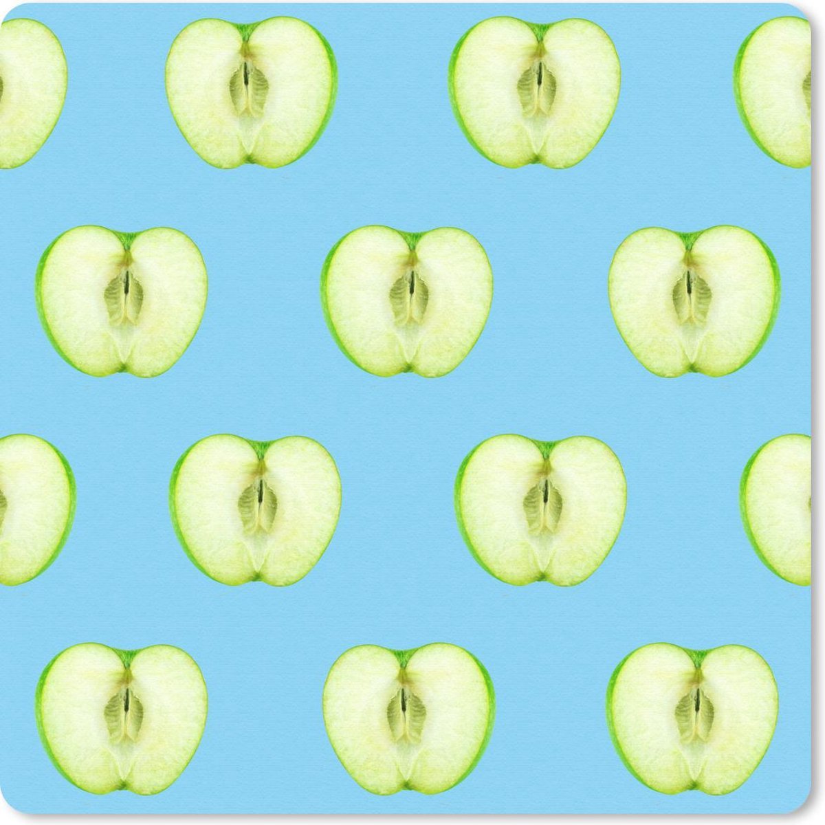 Muismat 30x30 cm - Mousepad Appel - Pastel - Patroon - Muismatten