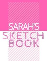 Sarah's Sketchbook: Personalized Crayon Sketchbook with Name