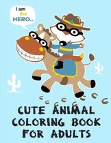 Cute Animal Coloring Book For Adults