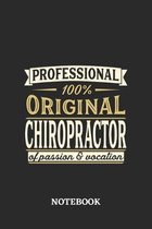 Professional Original Chiropractor Notebook of Passion and Vocation