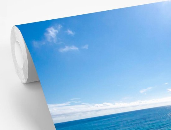 Behang - Fotobehang Strand - Natuur - Wolken - Breedte 600 cm x hoogte 400 cm