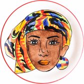 Return to Sender | Malinese 'Women of the World' schaaltje, 11 cm Ø x cm
