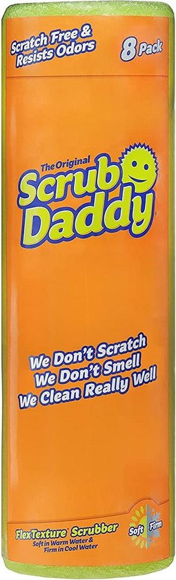 Foto: Scrub daddy spons original 8 pack krasvrij schoonmaken