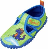 Playshoes Chaussures aquatiques Shoes Dino Garçons Antidérapant Vert/bleu Taille 32-33