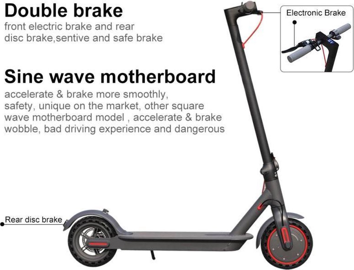 2021 Nieuw Opvouwbare Elektrische Step - CityCruiser PRO, 7800mAh, 350  Watt, Max | bol.com