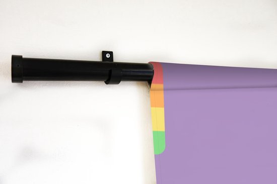 Tapisserie - Tapisserie - Glace - Motifs - Violet - 90x90 cm - Tapisserie