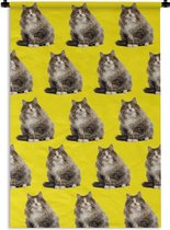 Tapisserie - Tapisserie - Animal - Jaune - Motifs - 120x180 cm - Tapisserie