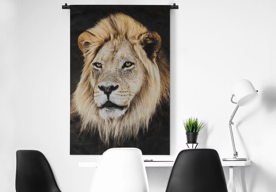 Tapisserie - Tapisserie - Lions - Sauvage - Léger - 90x135 cm - Tapisserie