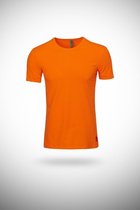Heren T-shirt Oranje - ronde hals - mannen