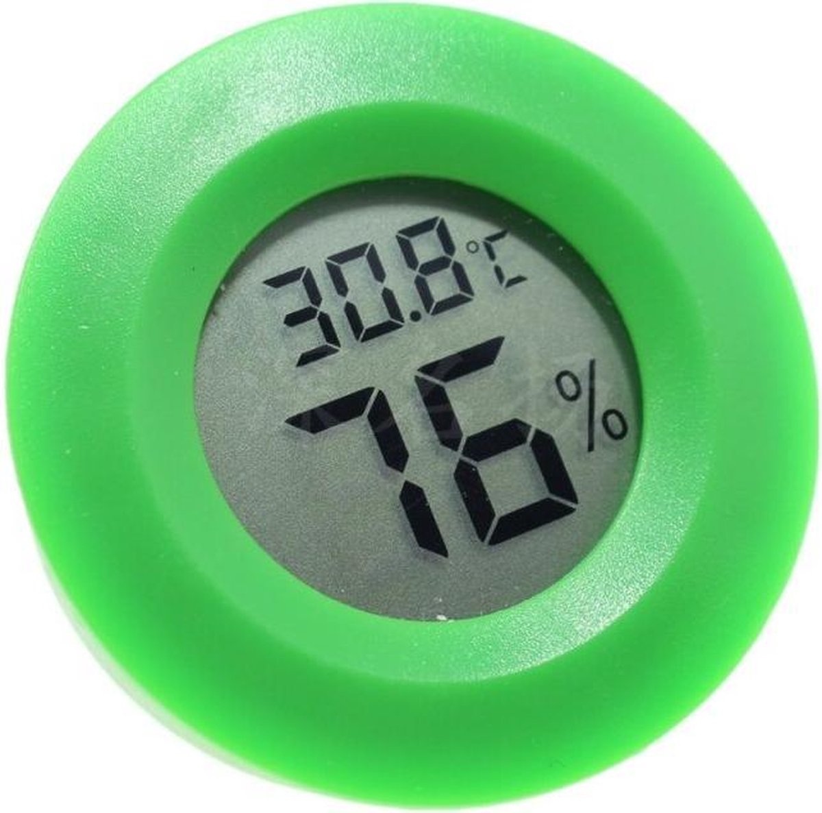 Vochtmeter Vochtigheidsmeter - Thermometer met HumidiMeter - Groen