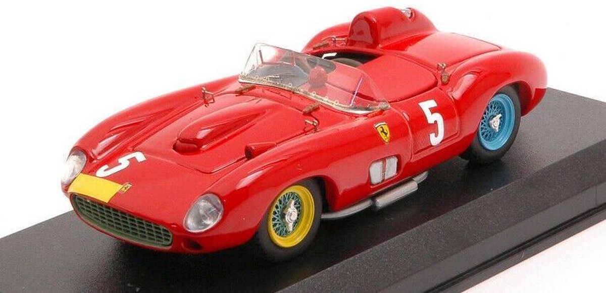 De 1:43 Diecast Modelcar van de Ferrari 315S #5 van de 1000km Nürburgring in 1957. De coureurs waren Collins en Gendebien. De fabrikant van het schaalmodel is Art-Model. Dit model is alleen online verkrijgbaar - Art-Model