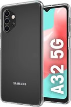 Samsung Galaxy A32 (5G) Back Cover – Galaxy A32 (5G) Silicone Hoesje  - perfect fit - TRANSPARANT – EPICMOBILE
