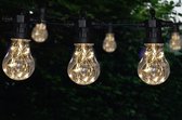 Tuinverlichting - Connectable Lichtsnoer 13 meter - 10 lampen - Warm wit kleur led - Party lights - 7 cm bulbs - Sfeerverlichting buiten - Feestverlichting
