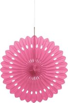 Papieren Waaier Roze 40cm