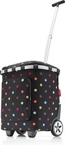 Reisenthel Carrycruiser Plus Boodschappentrolley - 43 + 3 L - Dots Zwart