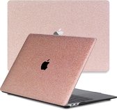 Lunso - cover hoes - MacBook Pro 16 inch (2019) - Glitter Rose Goud